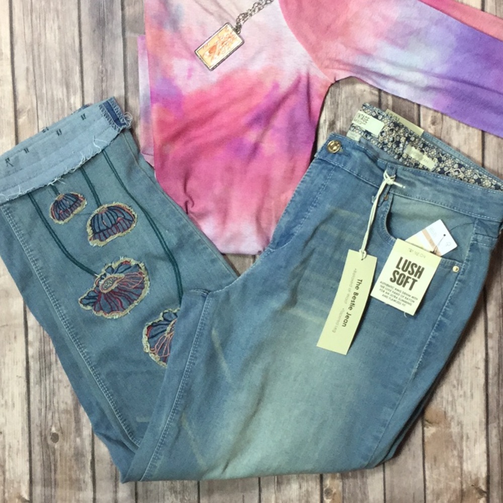 Vintage America Bestie jeans 12/31 NWT - Picture 2 of 4